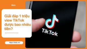1 triệu view TikTok được bao nhiêu tiền?